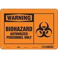 Safety Sign, 7 in Height, 10 in Width, Fiberglass, Vertical Rectangle, English, 447X44