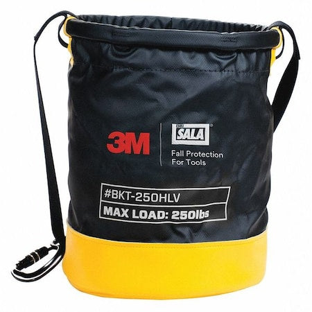Bucket, Black, Yellow, Vinyl