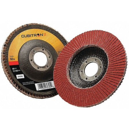 Flap Disc, Type 29, 4-1/2" dia., 60 Grit