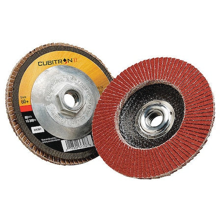 Flap Disc, Type 29, 4" dia., 60 Grit