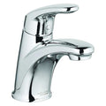 Manual Mid Arc Bathroom Faucet, Single Hole Mount, Chrome 1 Hole