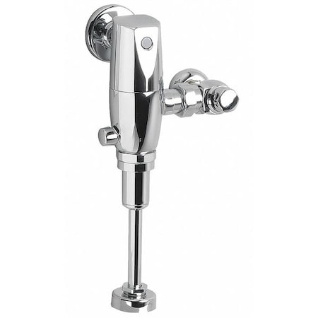 Urinal Automatic Flush Valve, 0.5 gpf gpf, Polished Chrome, 3/4 in, 3/4 in Spud Coupling
