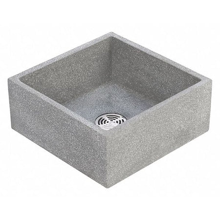 Mop Sink 20 in x 20 in, 1, Terrazzo