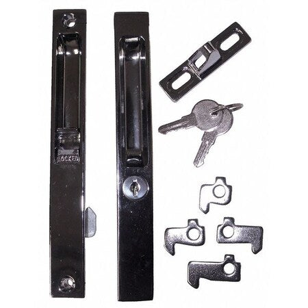 Door Lock, Zinc, 7-5/16" L x 1-9/32" H