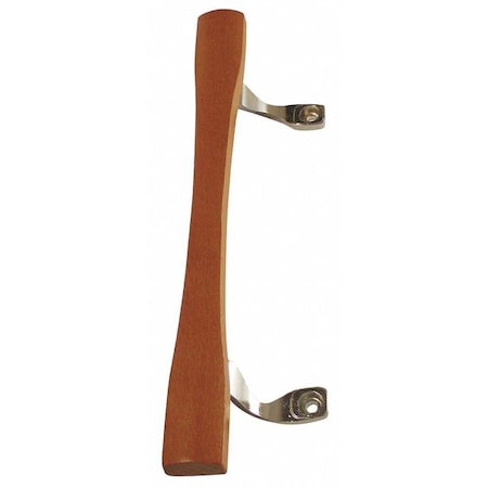 Handle Set, Wood/Zinc, 10" L x 2" H