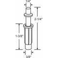 Door Top Pivot, Nylon/Steel, 2-1/4"L