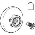 Door Roller, Nylon, 3/4"L, PR