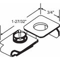 Door Pivot Bracket, Steel, 1-27/32"L