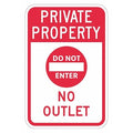 Do Not Enter & Wrong Way Traffic Sign, 18 in H, 12 in W, Aluminum, Vertical, T1-1928-EG_12x18