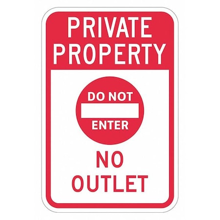 Do Not Enter & Wrong Way Traffic Sign, 18 in H, 12 in W, Aluminum, Vertical, T1-1928-DG_12x18
