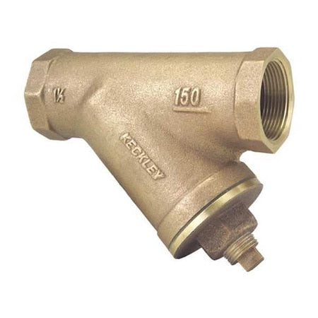 Y Strainer, 1"" Pipe, Threaded, Bronze, 200 psi at 150 Degrees F WOG, 125 psi at 400 Degrees F WSP