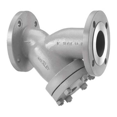 Y Strainer, 6"" Pipe, Flanged, Carbon Steel
