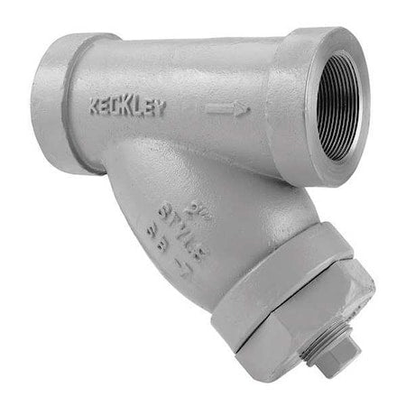 Y Strainer, 2"" Pipe, Threaded, Carbon Steel