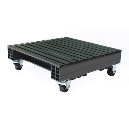 Recycled Rigid PVC Pallet, 24 in L, 24 in W, 9 in H, 1, 500 lb Dynamic