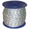 Rope, 600ft, Blk/Wht, 5/8 in. Dia., Cmposite