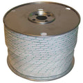 Rope, 600ft, Wht/Grn Tracer, 1260lb, Polystr