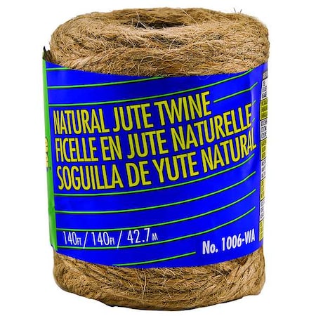 Rope, 140ft, Manila, 1lb., Jute