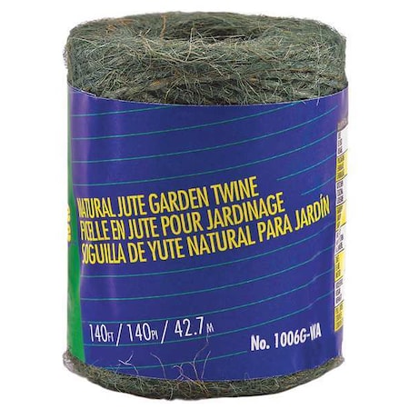 Rope, 140ft, Grn, 1lb., Jute
