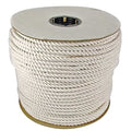 Rope, 600ft, Wht, 3/8 in. Dia., Cotton
