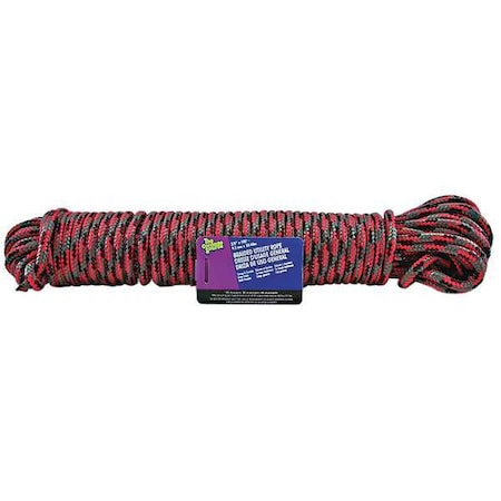Rope, 100 ft., Blk/Bl/Grn/Orng/Rd/Yllw