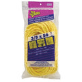 Rope, 50ft, Yllw, 308lb., 3/8 in, Polyprpylne