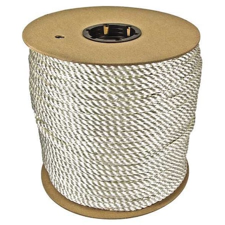 Rope, 200ft, Wht, 630lb., Nylon