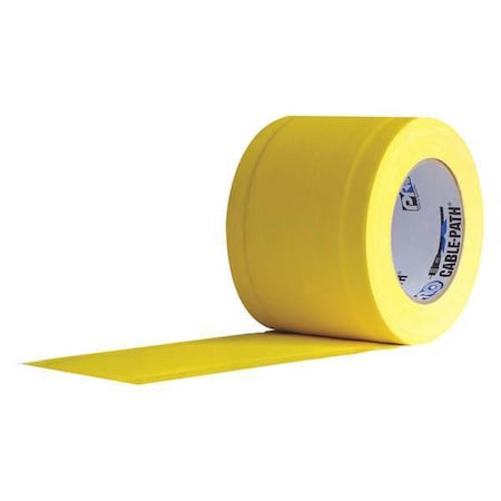 Gaffer's Tape, Yellow, 30 yd L, 6 in W