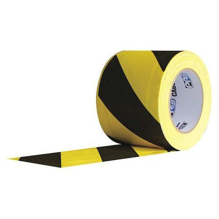 Gaffer'sTape, Black/Yellow, 30ydL, 6inW