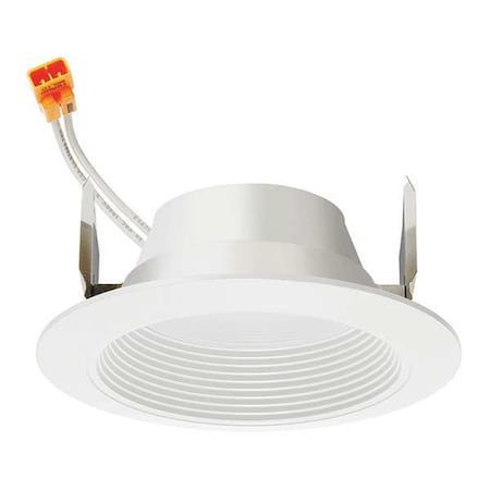 LEDRetrofitKit, 4in, 600lm, 3000K, Wht, Alum