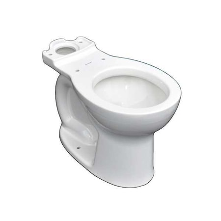 Toilet Bowl, 1.28 gpf, Gravity Fed, Floor Mount, Round, White