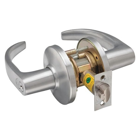 Lever Lockset, Mechanical, Passage, Grd. 2