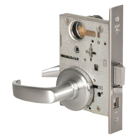 Mortise Lockset, Lever, 45H, Mech.