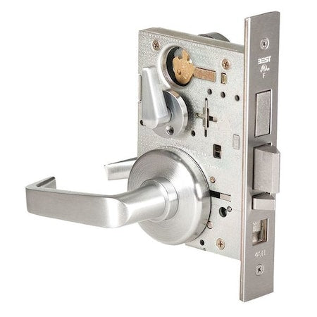 Mortise Lockset, Lever, 45H, Entrance, Mech.