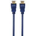 HDMI Cable, 25 ft. L, Blue, Triple SHLD