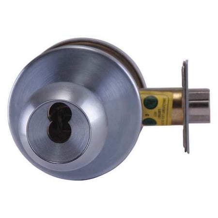 Knob Lockset, Mechanical, Storeroom, Grd. 1