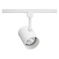 Track Light Head, Cylinder, Wht/Wht, 3.5 in