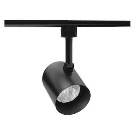 Track Lighting Head,Cylinder,Blk,3 1/2in