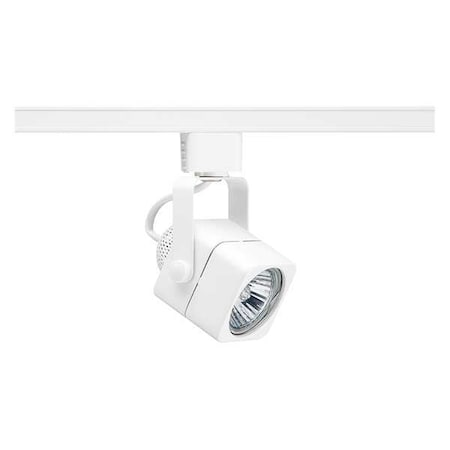 Track Lighting Head,Gimbaled,Wht,2 1/4in