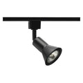 Track Lighting Head,Flare,Blk,2 13/16in