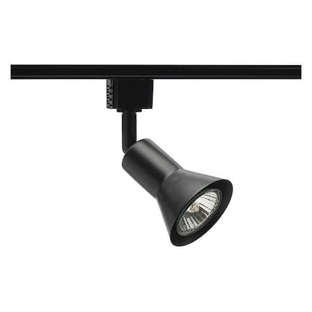 Track Lighting Head,Flare,Blk,2 13/16in