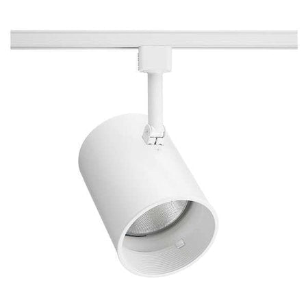 Track Light Head,Cylinder,Wht/Wht,4.5in
