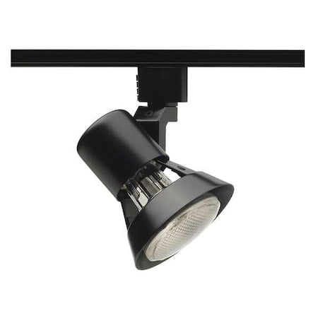 Track Lighting Head,Flare,Blk,3 1/2in