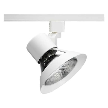 Track Lighting Head,Flare,Wht,5 1/4in