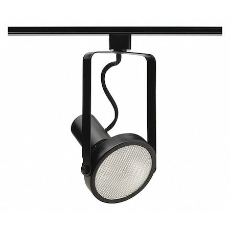 Track Lighting Head,Gimbaled,Blk,5 1/8in