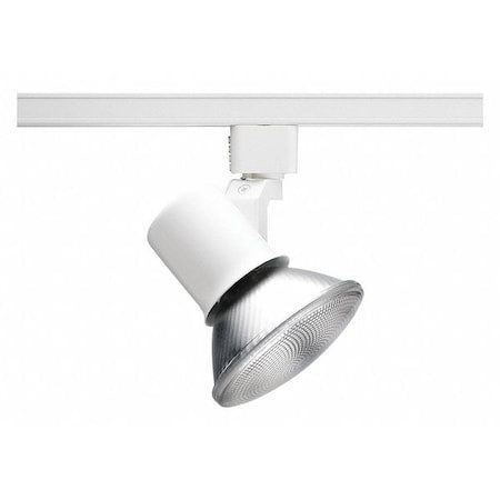 Track Lighting Head,Flare,Wht,2 1/8in
