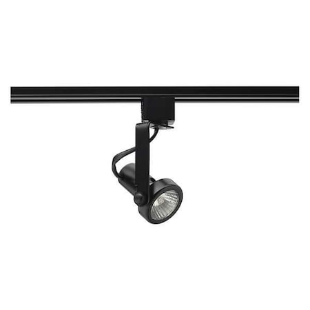 Track Lighting Head,Gimbaled,Blk,2 1/8in