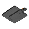 End Feed Connector and J-Box Cover,Black