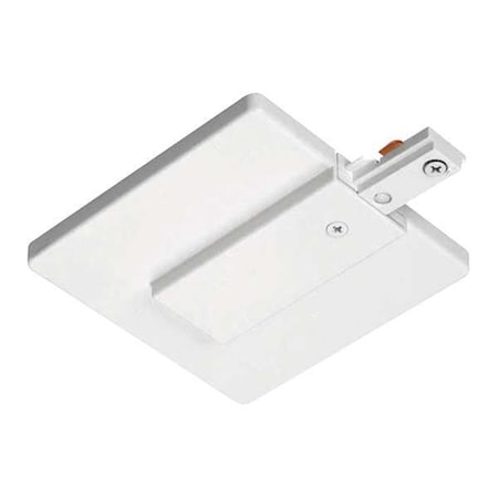End Feed Connector and J-Box Cover,White