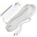 Cord and Plug Connector 3-Wire, White