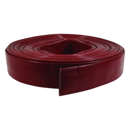 6" ID x 100 ft PVC Water Discharge Hose 90 PSI RD